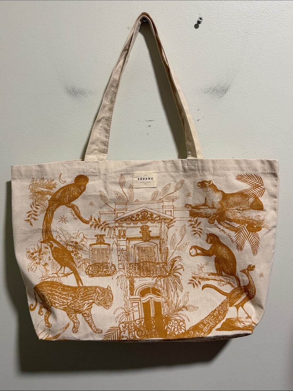 Sézane Paraiso Canvas Tote